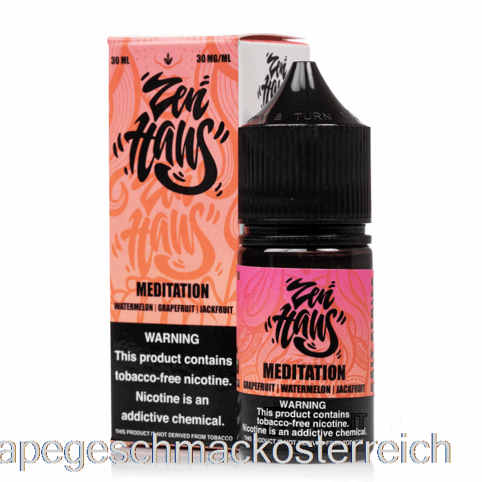 Meditation – Zen-Haus-Salze – 30 Ml, 50 Mg Vape-Geschmack